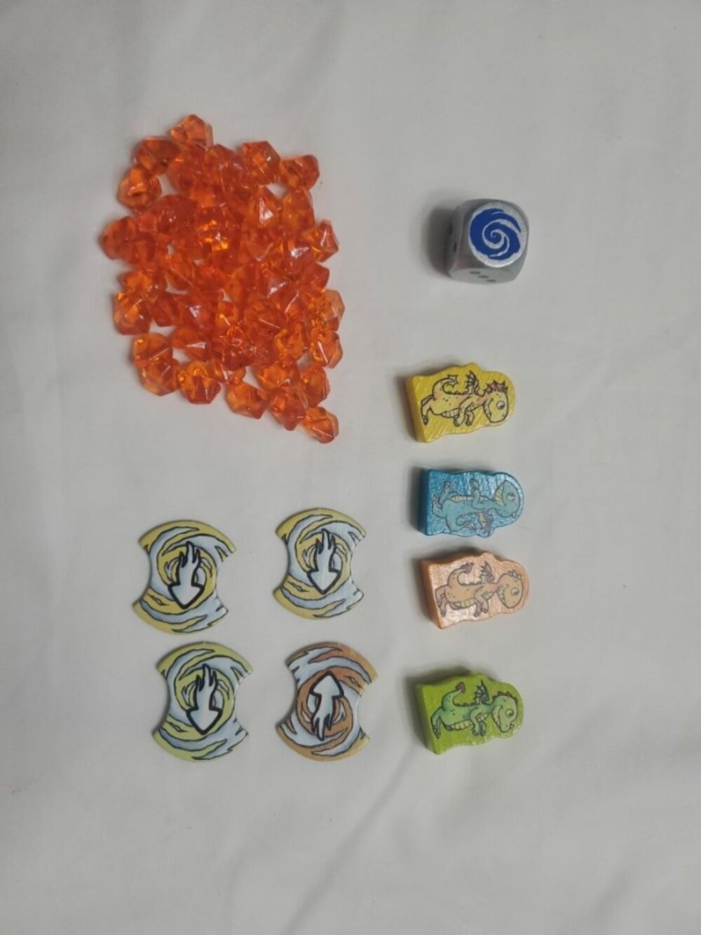 Dragon Rapid Fire: The Fire Crystals Kids Board Game HABA 2016 Read Description - Picture 5 of 5